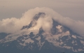 Mt Hood gray clouds